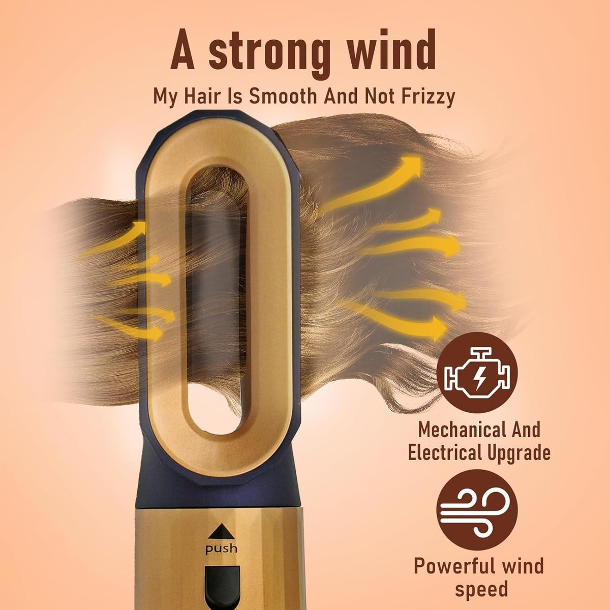 5-in-1 High-Speed Hair Dryer Brush - Negative Ion Hot Air Styler
