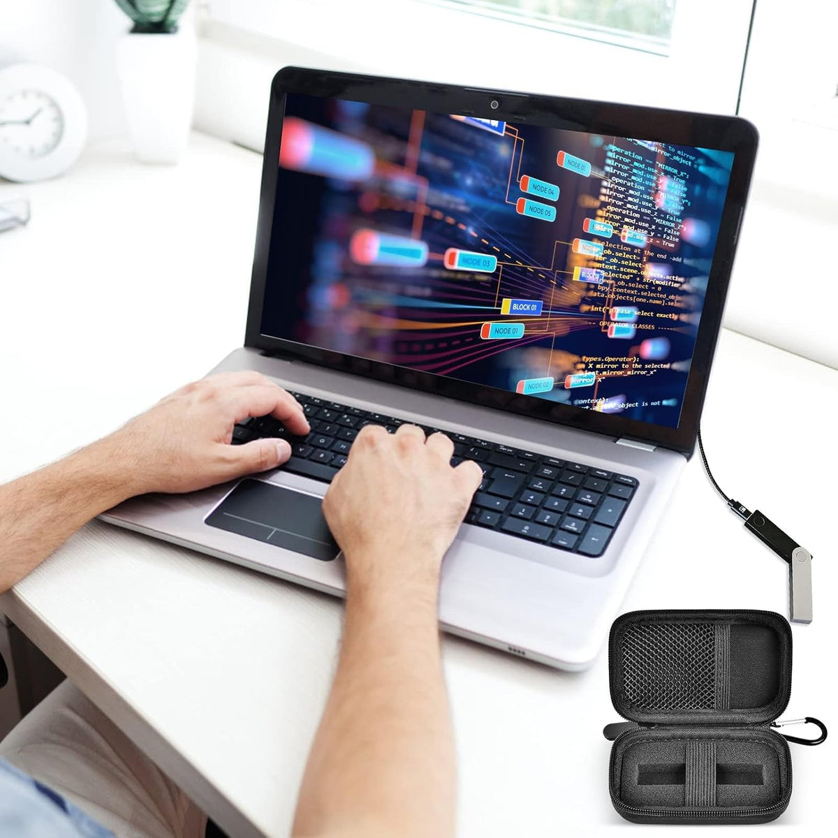 Hard Carrying Storage Case for Ledger Nano X, S and S Plus