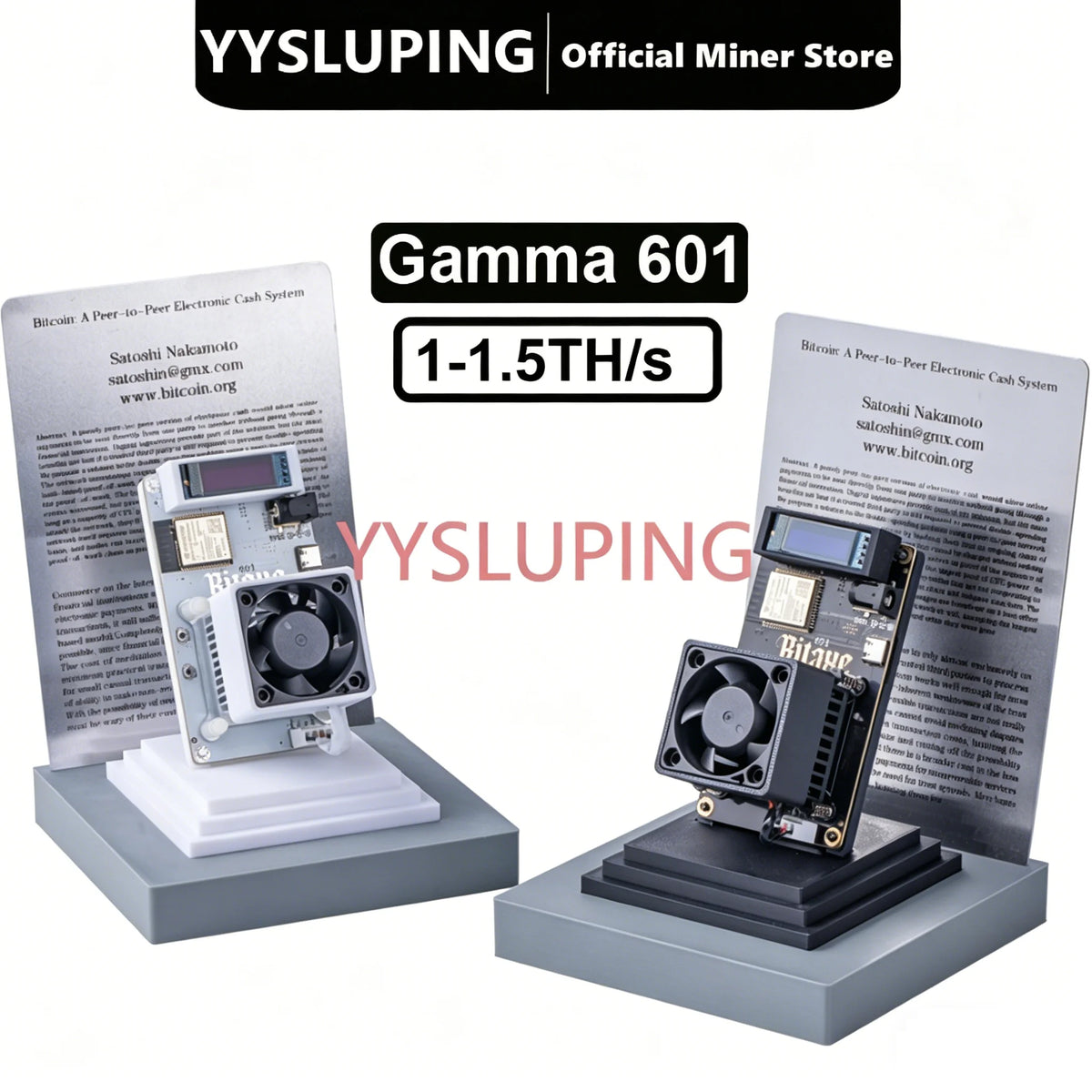 Experience the Future of Bitcoin Mining with the Gamma 601: High-Efficiency 1-1.5TH/S Miner with WiFi and Low Power Consumption