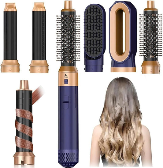 5-in-1 High-Speed Hair Dryer Brush - Negative Ion Hot Air Styler