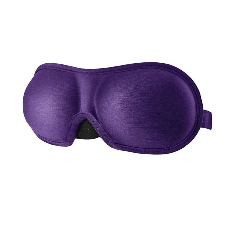 3D Blackout Sleep Mask - Purple