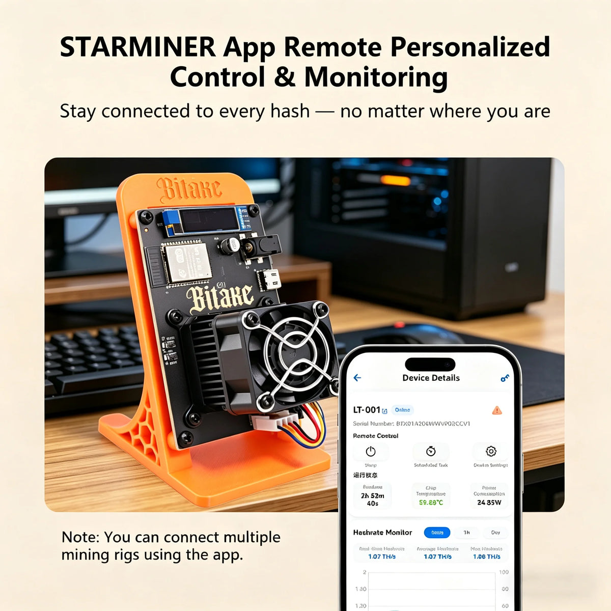 Unleash Your Mining Potential with the STARMINER Smart 2026 Gamma 601 Solo Miner – 1.36 Th/s, 18W Efficiency, and Advanced BM1370 ASIC Chip for Bitcoin Success!