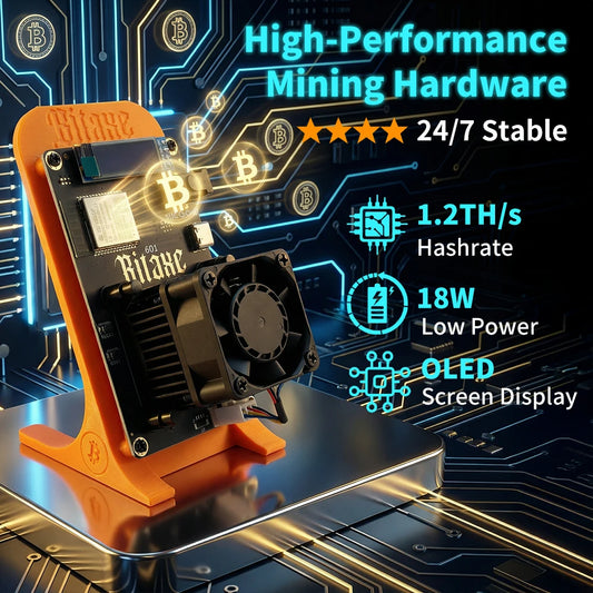 Unleash Your Mining Potential with the STARMINER Smart 2026 Gamma 601 Solo Miner – 1.36 Th/s, 18W Efficiency, and Advanced BM1370 ASIC Chip for Bitcoin Success!