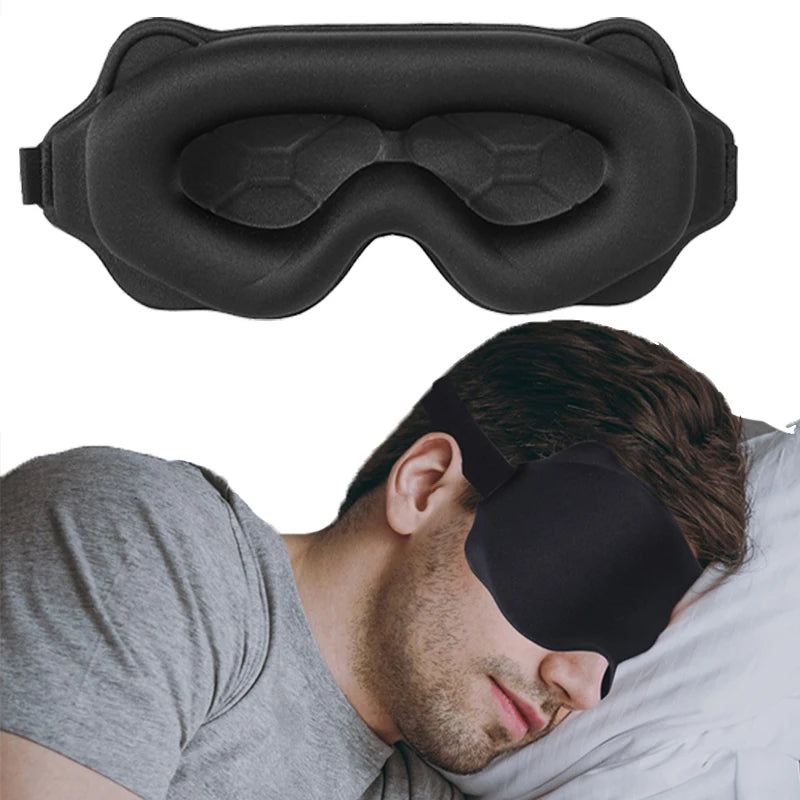 3D Sleep Mask - blackout contoured eye mask