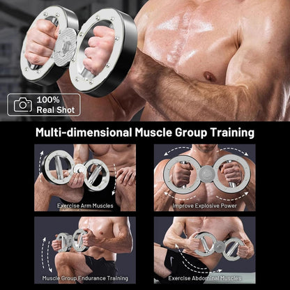 Adjustable Resistance Arm Trainer - Arm, Shoulder & Chest Strength Equipment