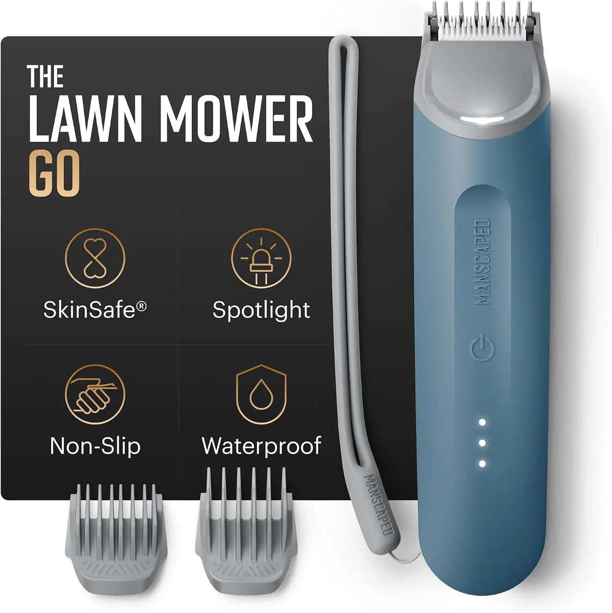 Elevate Your Grooming Game with the MANSCAPED Lawn Mower: The Ultimate Waterproof Groin & Body Hair Trimmer with SkinSafe Blade, USB-C Charging, and Long-Lasting Performance