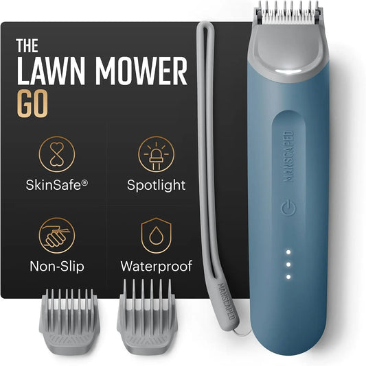 Elevate Your Grooming Game with the MANSCAPED Lawn Mower: The Ultimate Waterproof Groin & Body Hair Trimmer with SkinSafe Blade, USB-C Charging, and Long-Lasting Performance